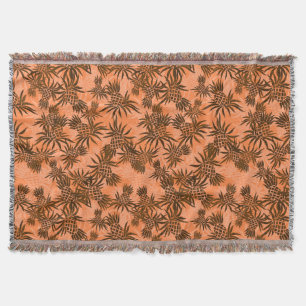 Pineapple Camo Hawaiian Throw Blanket Mysfilt