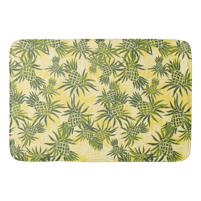Pineapple Camo Hawaiian Tropical Badrumsmatta (Framsidan)