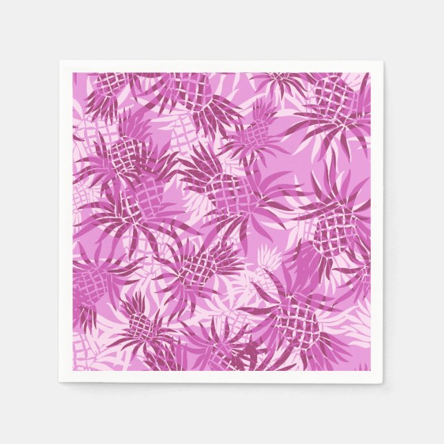 Pineapple Camo Hawaiian Tropical Pappersservett (Framsidan)