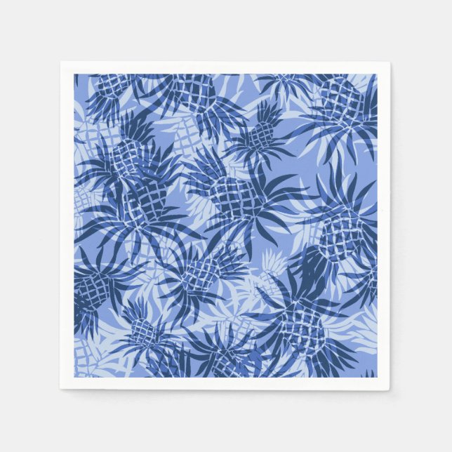 Pineapple Camo Hawaiian Tropical Pappersservett (Framsidan)