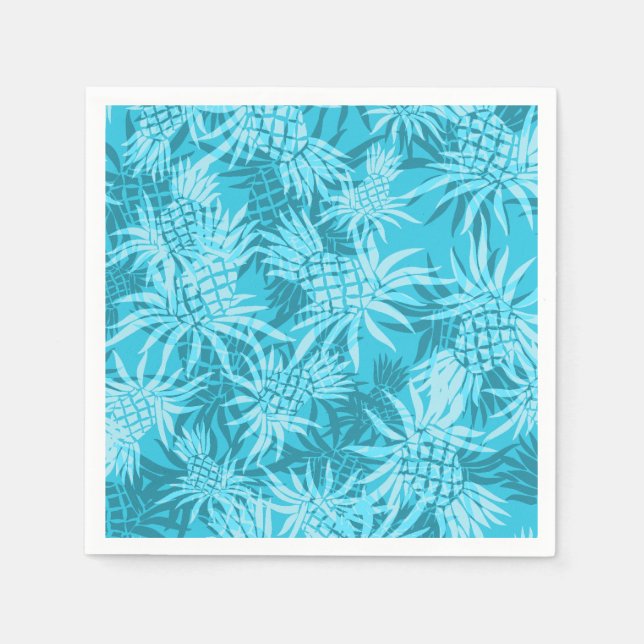 Pineapple Camo Hawaiian Tropical Pappersservett (Framsidan)