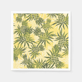 Pineapple Camo Hawaiian Tropical Pappersservett