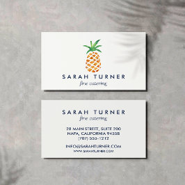 Pineapple Caterer Hospitality Visitkort