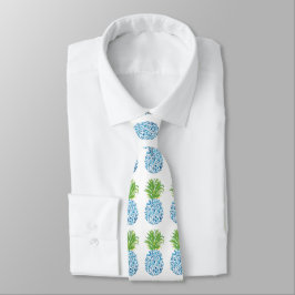 Pineapple Chinoiserie Blue White Preppy Slips