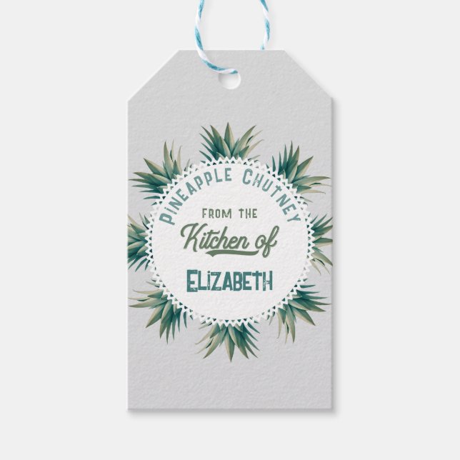 Pineapple Chutney Presentetikett (Framsidan)