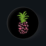 Pineapple Flamingo Aloha Beacher Hawaii - Rosa Bir Knapp<br><div class="desc">Pineapple Flamingo Aloha Beacher Hawaii - Rosa Bird Flamingo</div>