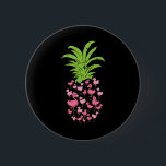 Pineapple Flamingo Aloha Beacher Hawaii - Rosa Bir Knapp<br><div class="desc">Pineapple Flamingo Aloha Beacher Hawaii - Rosa Bird Flamingo</div>