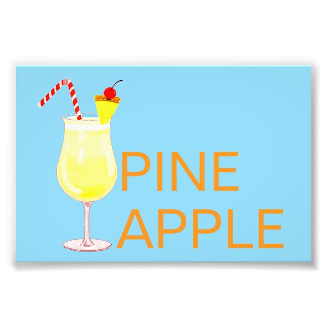 Pineapple Fototryck (Framsidan)