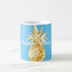 Pineapple från Aqua Gult Guld Kaffemugg