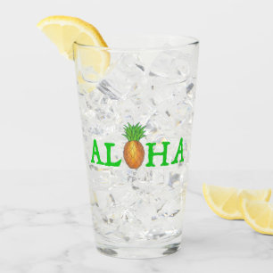 Pineapple-frukt från ALOHA Tropical Hawaiian Glaskopp