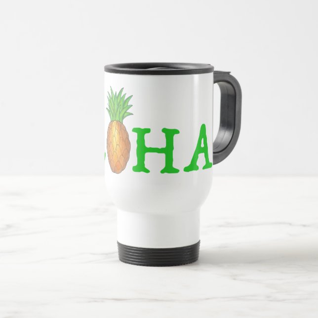 Pineapple-frukt från ALOHA Tropical Hawaiian Resemugg (Framsida höger)