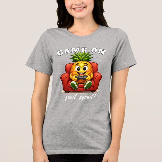 pineapple gamer t shirt (Framsida)