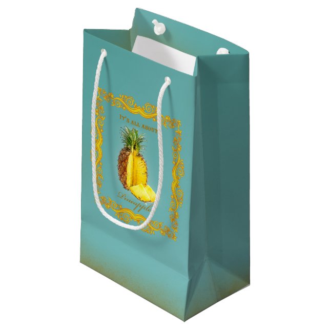 PINEAPPLE ~ Gift Bag (Framsidan Vinklad)
