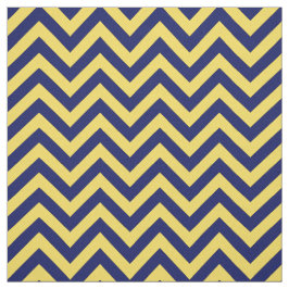 Pineapple Gult Navy Blue LG Chevron Mönster 12I Tyg