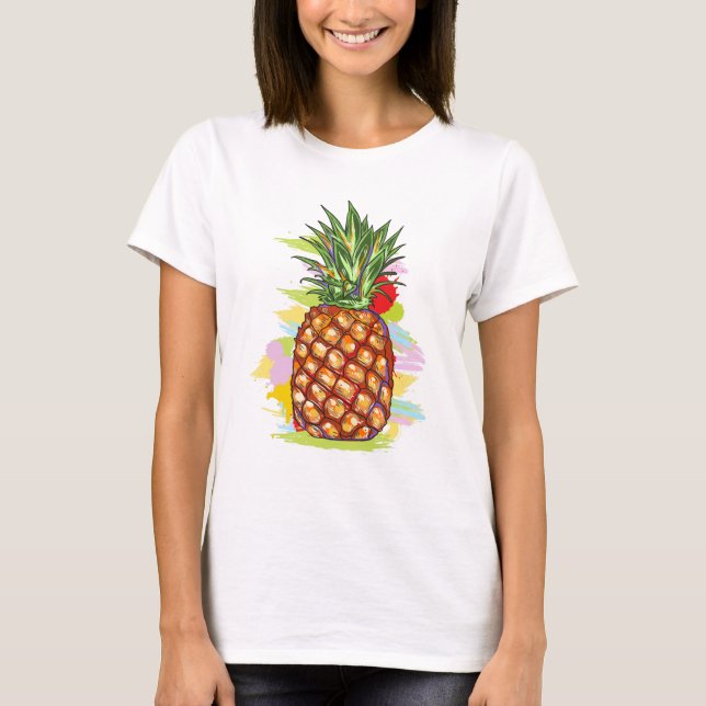 PineApple-illustration Tee (Framsida)