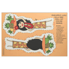 Pineapple Luau Hawaiian Hula Girl Doll Kit - Papay Tyg