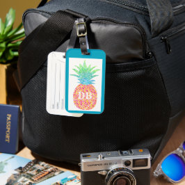 Pineapple Luggage Tag Bagagebricka