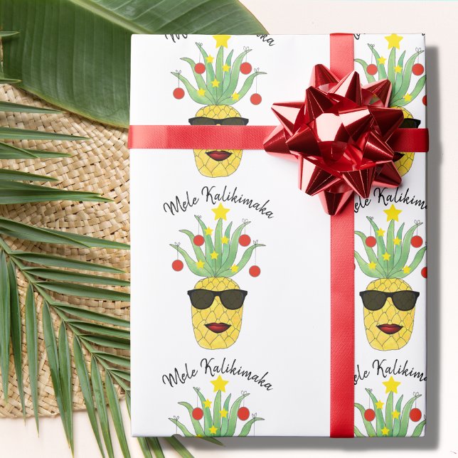 Pineapple Mele Kalikimaka Presentpapper (Skapare uppladdad)