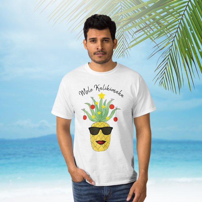 Pineapple Mele Kalikimaka T Shirt (Skapare uppladdad)