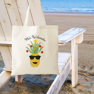 Pineapple Mele Kalikimaka Tygkasse