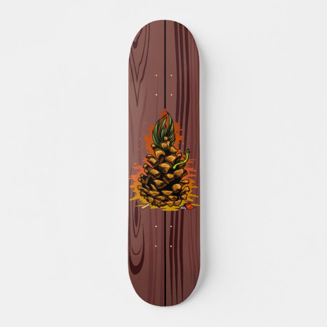 PineApple Mini Skateboard Bräda 18,5 Cm (Framsida)