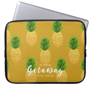 Pineapple Mustard Laptop Fodral