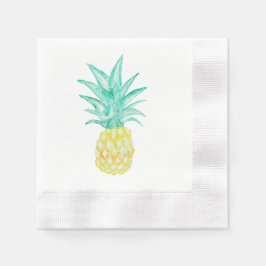 Pineapple Painting Tropical Napkins Pappersservett