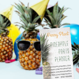 Pineapple Party Planner Professionell Visitkort