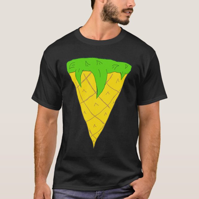 Pineapple Pizza  Hipster Fun Kids Boy Girl Teen T Shirt (Framsida)