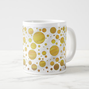Pineapple Polka Dot Mönster Jumbo Mugg