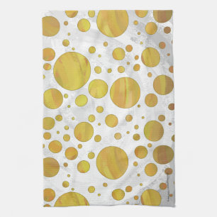 Pineapple Polka Dot Mönster Kökshandduk