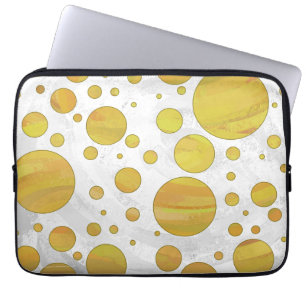 Pineapple Polka Dot Mönster Laptop Fodral