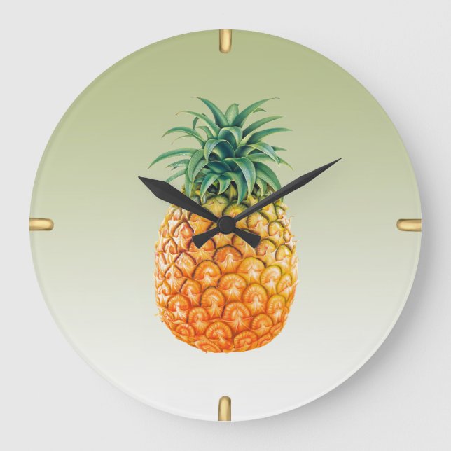 Pineapple Princess Stor Klocka (Framsida)