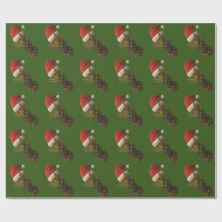 Pineapple Santa Hawaiian Mele Kalikima Gift Wrap Presentpapper