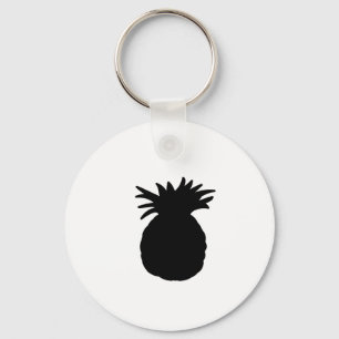Pineapple Silhouette Nyckelring