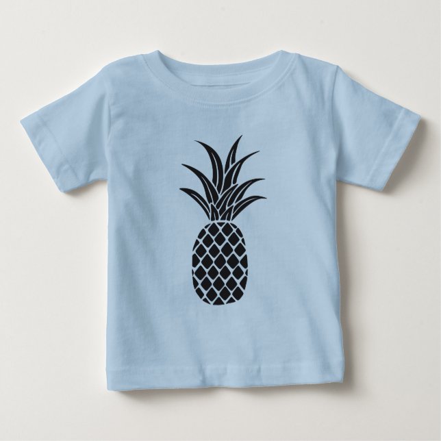 Pineapple Silhouette Småbarn Tee (Framsida)