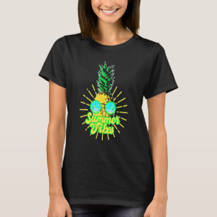 Pineapple Sunglasses Beacher Hawaiian Summer Vibes T Shirt