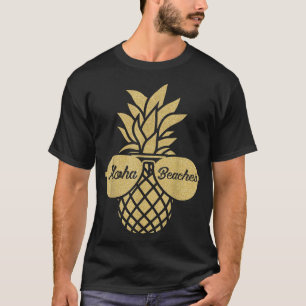 Pineapple Sunglasses T shirt Aloha Beacher Hawaiia