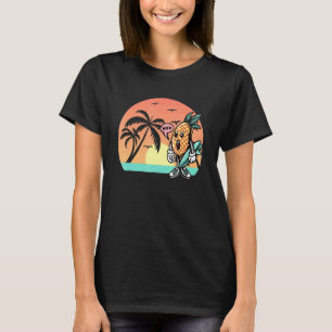 Pineapple Surfing Aloha Beacher Hawaiian Hawaii T Shirt