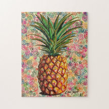 Pineapple Teckning Jigszle Puzzle