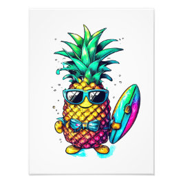 PINEAPPLE THE FRUIT OF FUN AND RELAXATION FOTOTRYCK