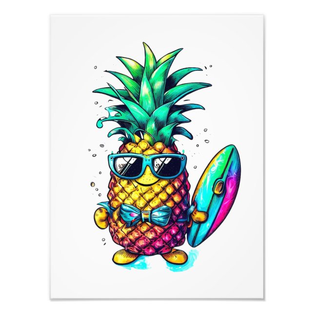 PINEAPPLE THE FRUIT OF FUN AND RELAXATION FOTOTRYCK (Framsidan)