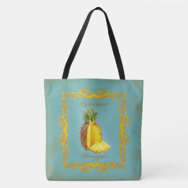 PINEAPPLE ~ Tote Bag Tygkasse