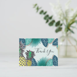 Pineapple Tropical Löv - tackkort Anteckningskort