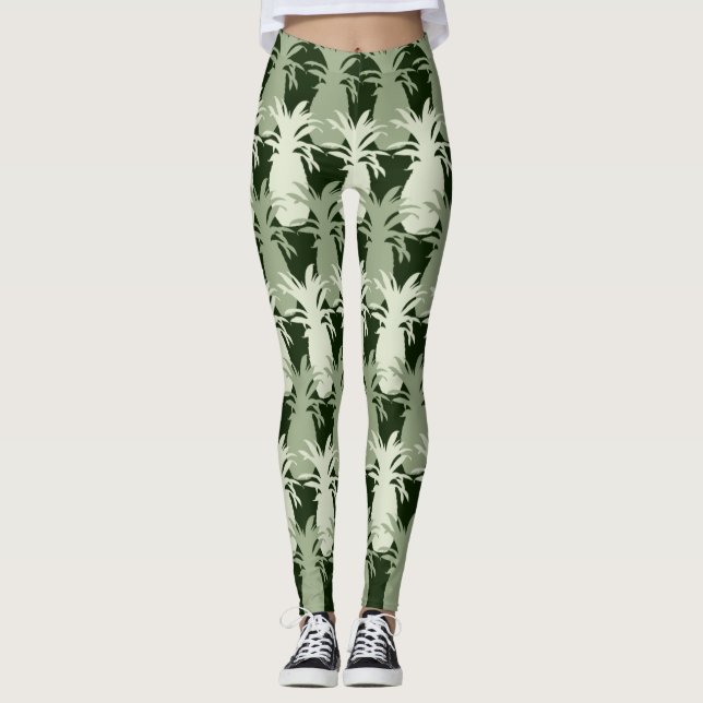 PINEAPPLE TROPICAL MÖNSTER LEGGINGS (Framsida)