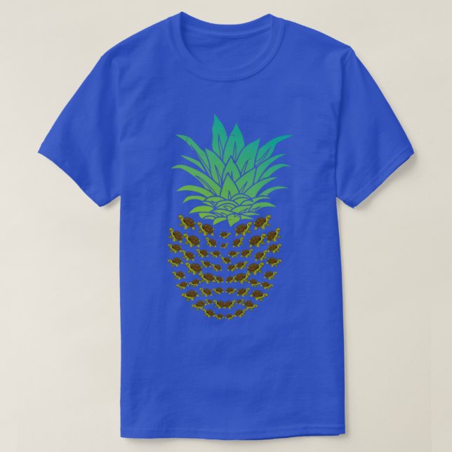 Pineapple Turtle T Shirt (Design framsida)