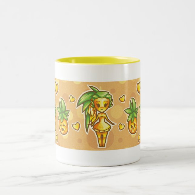 PineappleChibi Två-Tonad Mugg (Center)