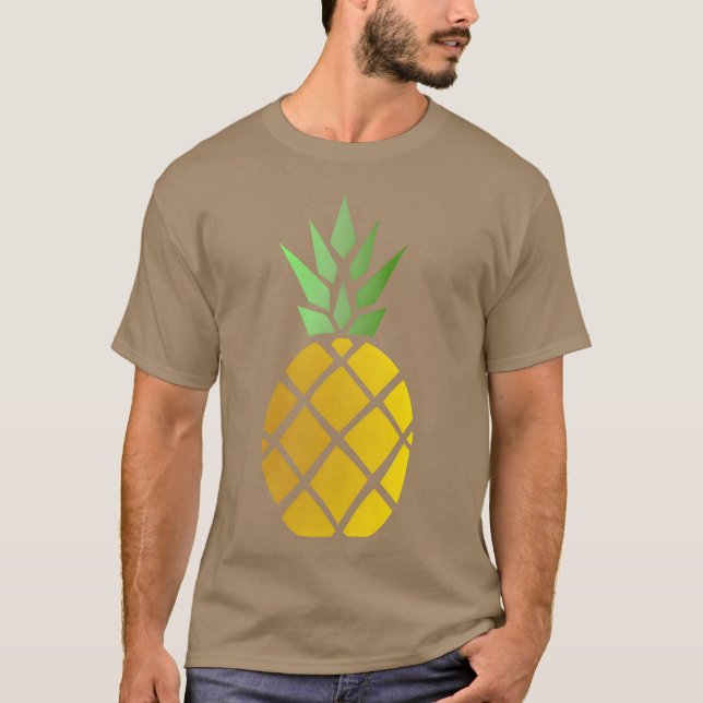 Pineapples musikvän t shirt (Framsida)