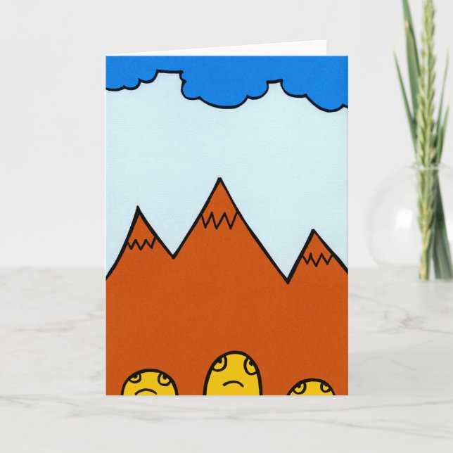 PINECLONES-hälsningkort Kort (Framsida)