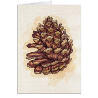 Pinecone Hälsningskort